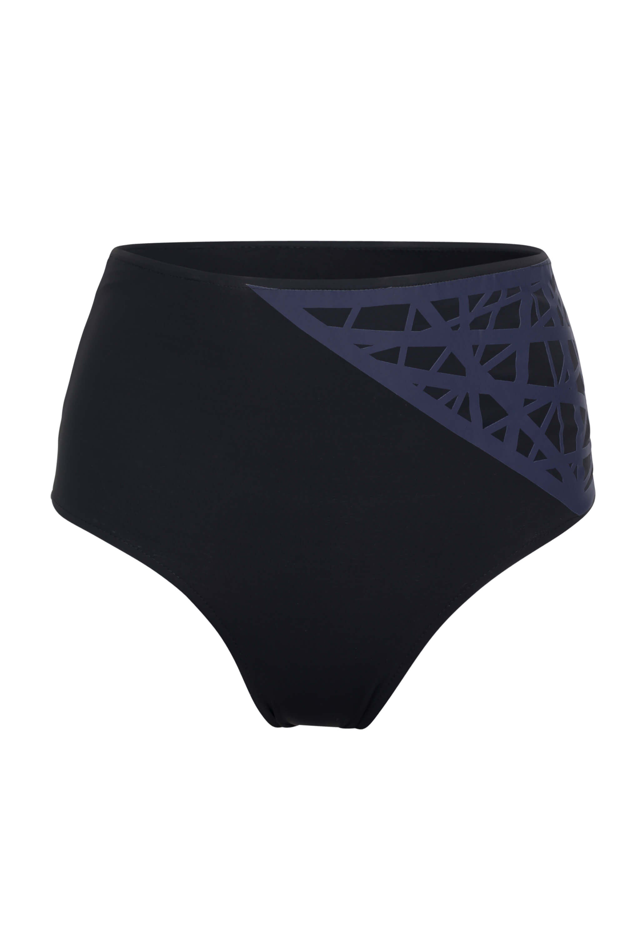 Lillian Bikini Bottom Full Coverage in Black - Large