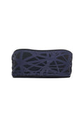 Lillian Strapless Bikini Top in Black/Navy - Medium