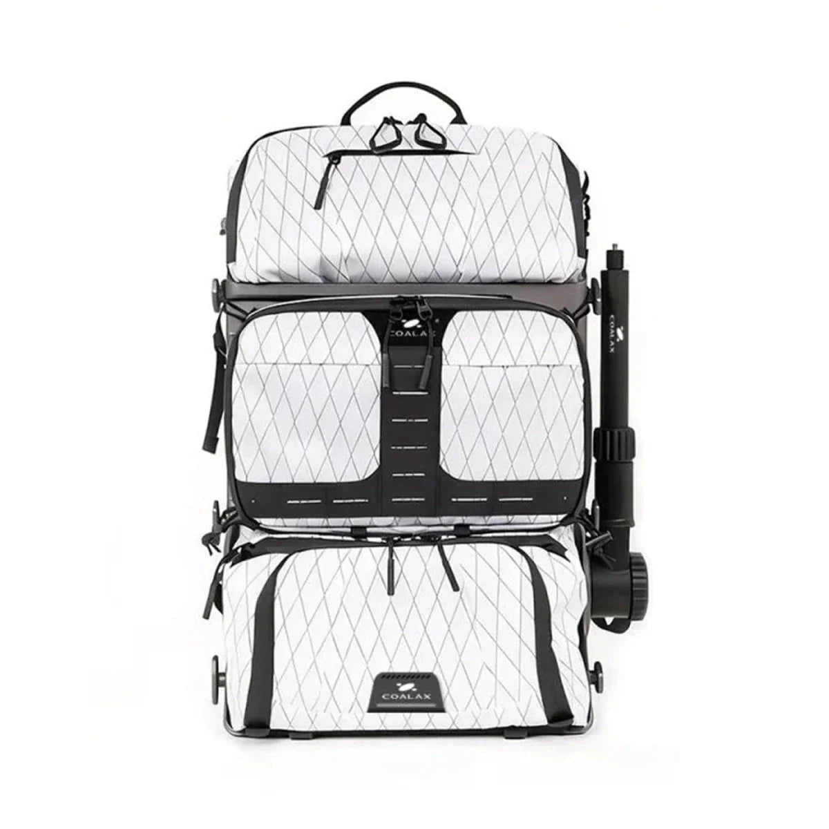 Ranger Outdoor Selfie Backpack for Hands-Free Vlogging Creators - Ranger Backpack / White