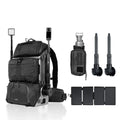 Ranger Vlog Bundle, Outdoor Selfie Backpack for Hands-Free Vlogging Creators - Black