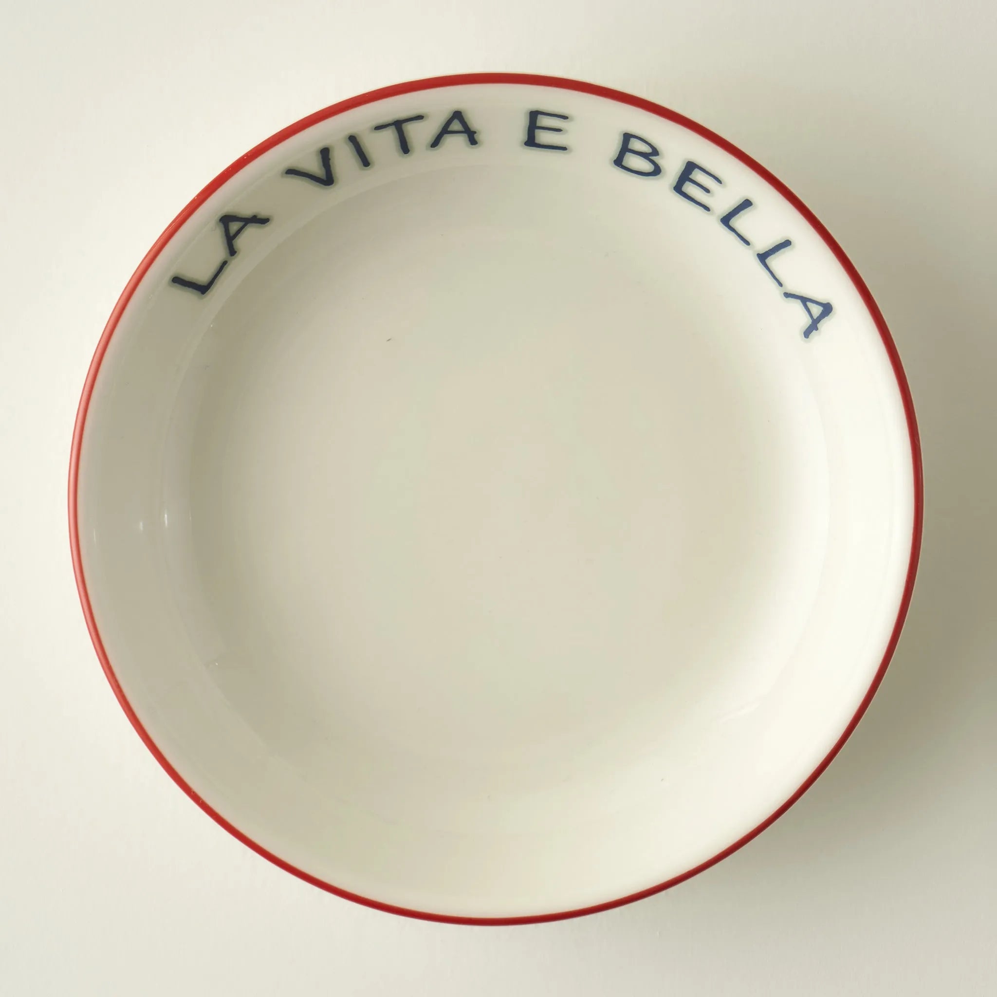 Line Large Porcelain Serving Bowl