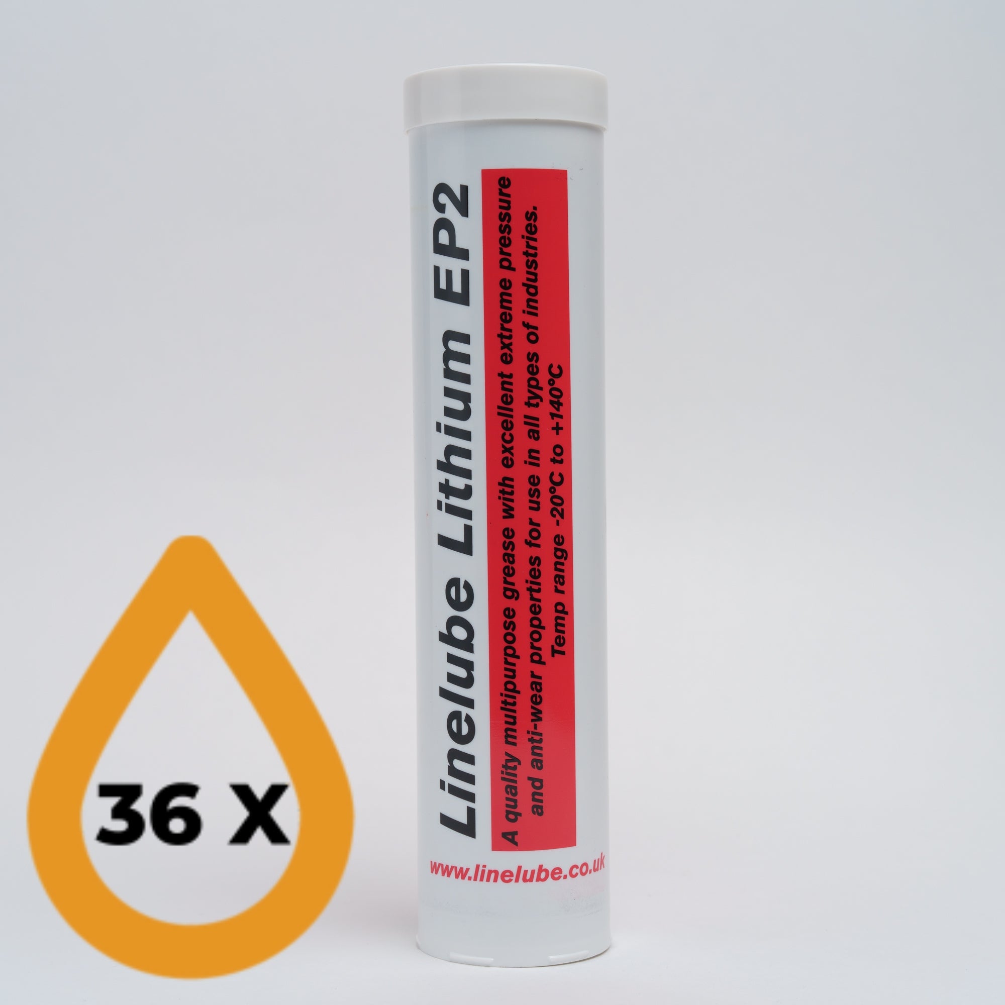 Linelube Lithium EP2 Multi-Purpose Extreme Pressure Grease - (36 x 400g)