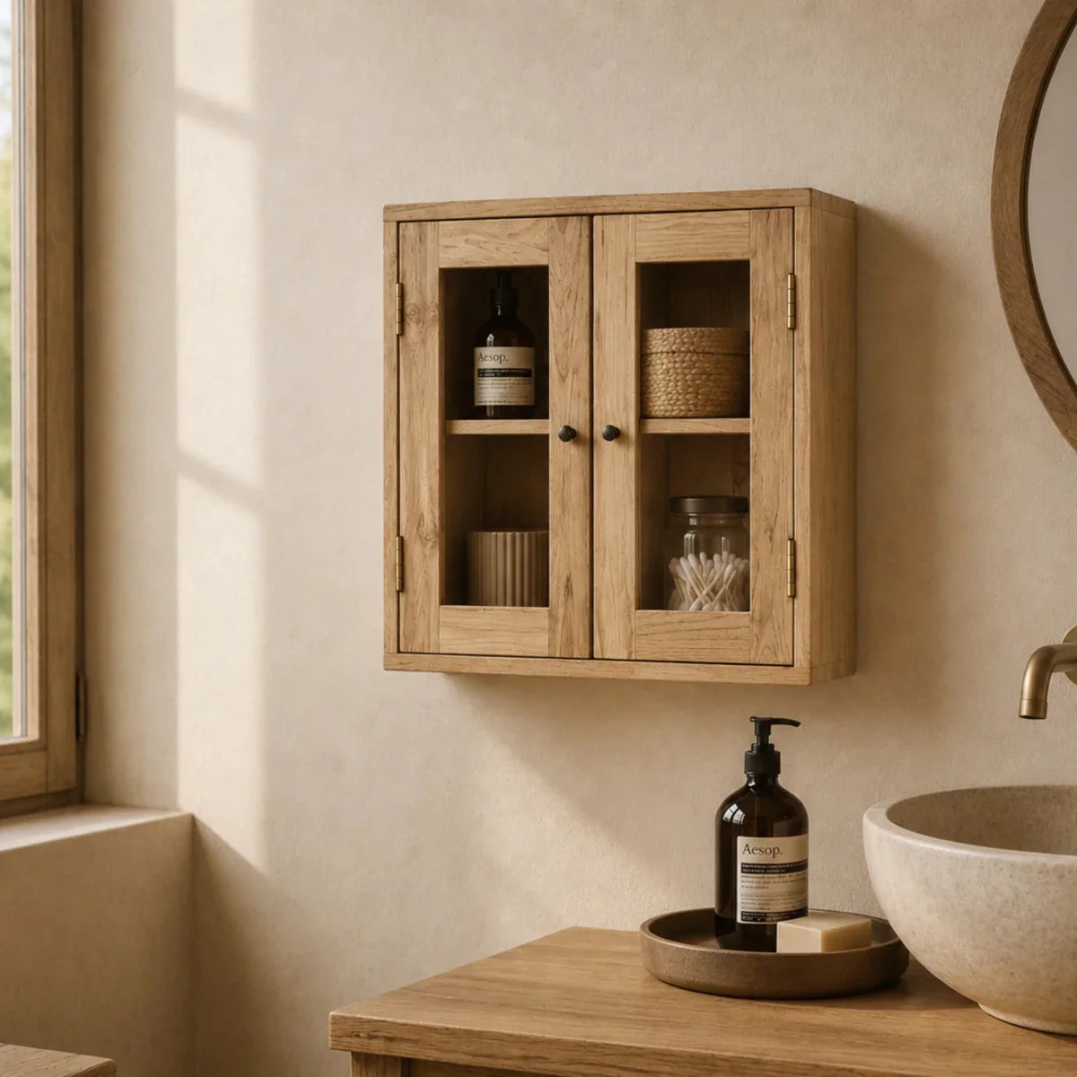 Liora Wall Cabinet - 24*10*18