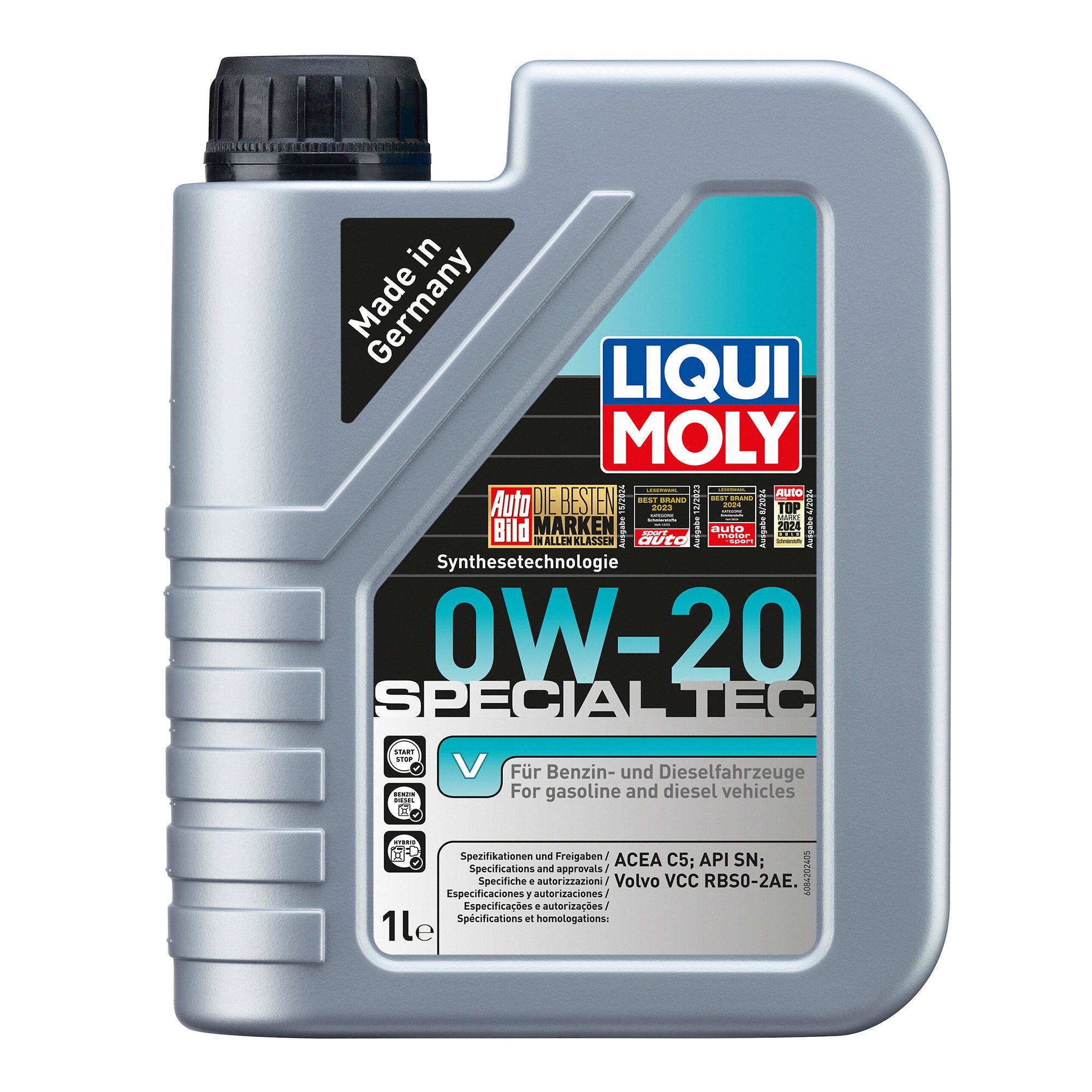 Liqui Moly 20631 Special Tec V 0W-20 Engine Oil for Volvo Cars - (1 Litre)