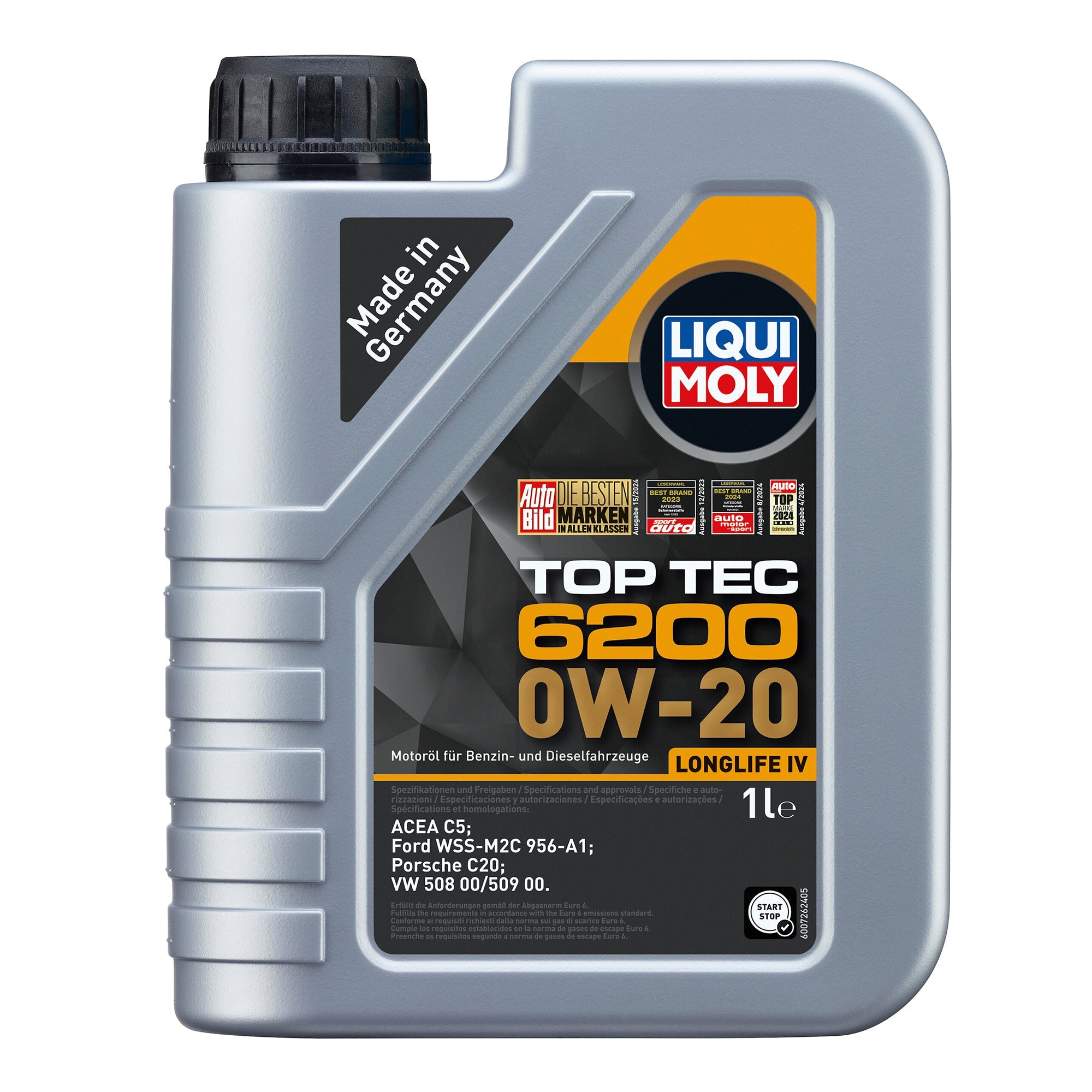 Liqui Moly 20787 Top Tec 6200 0W-20 Engine Oil - (1 Litre)