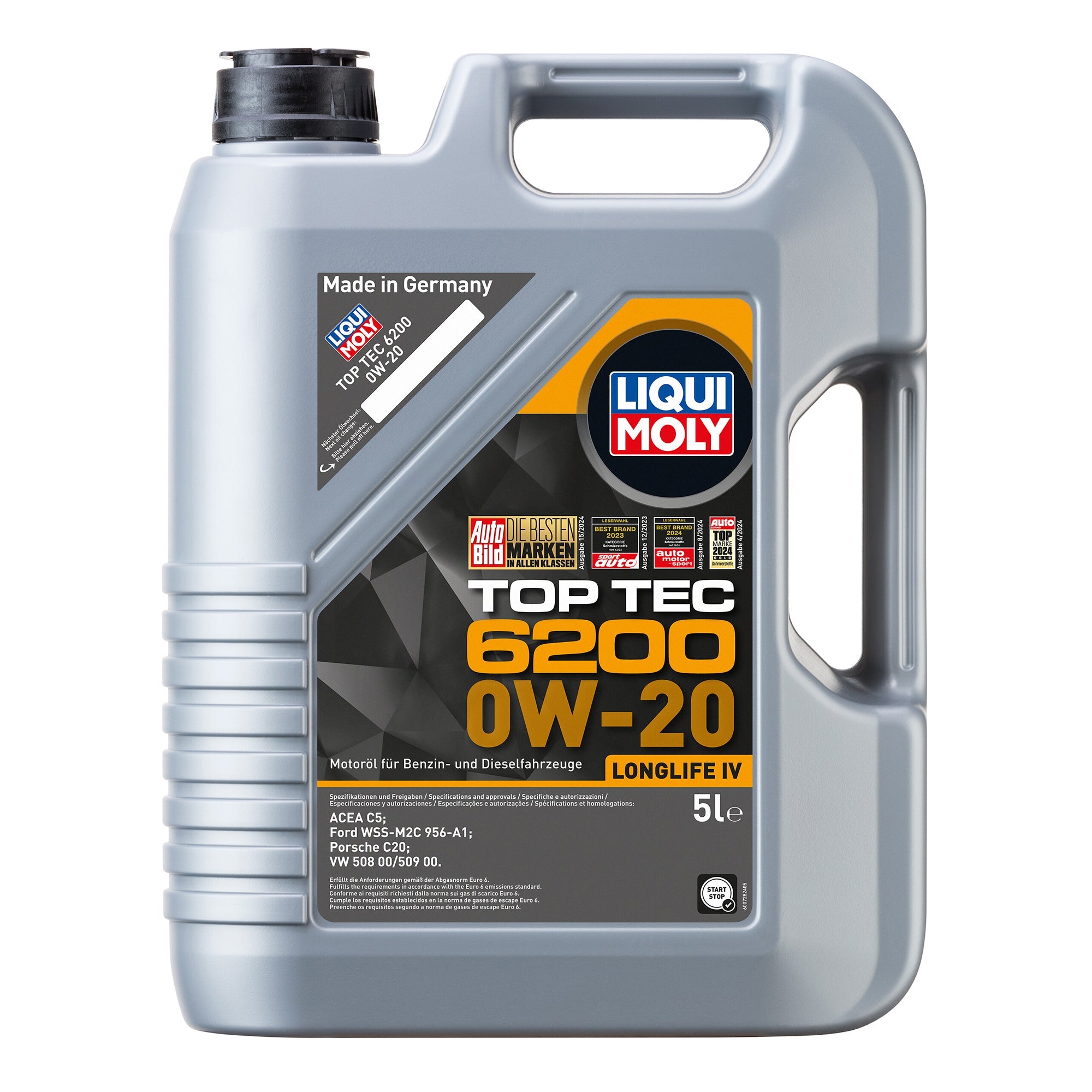 Liqui Moly 20789 Top Tec 6200 0W-20 Engine Oil - (5 Litres)