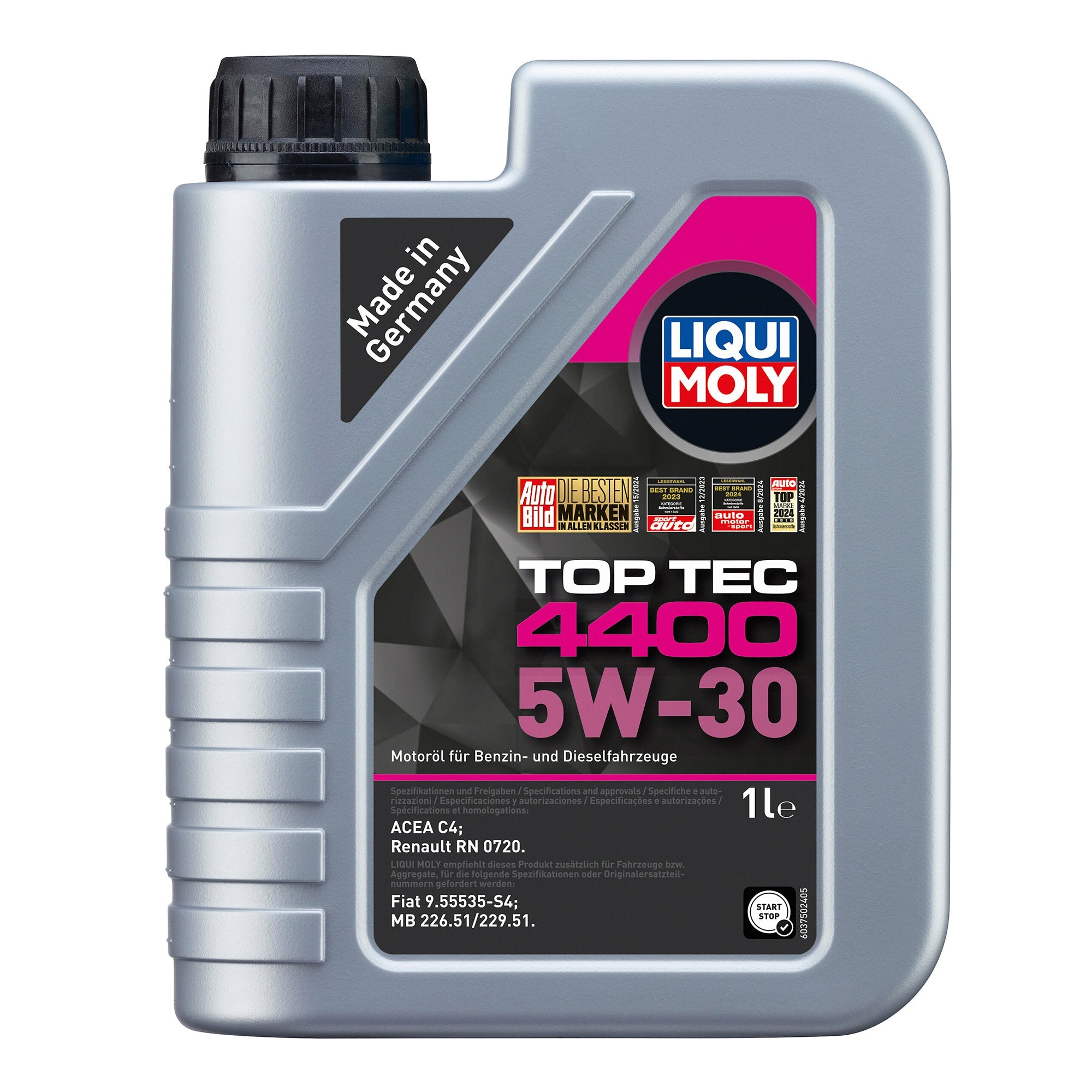 Liqui Moly 2319 Top Tec 4400 5W-30 Engine Oil Renault RN 0720 - (1 Litre)