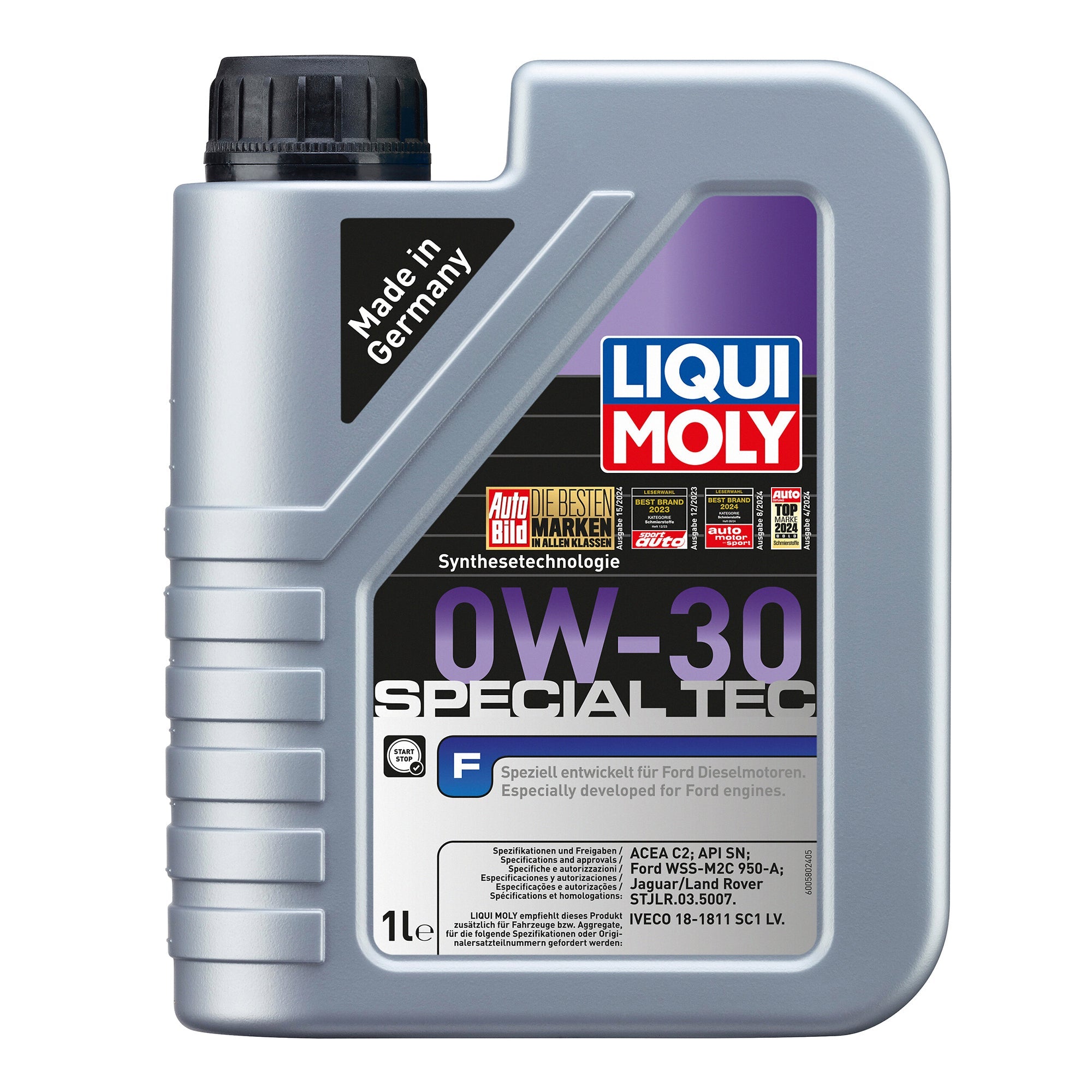 Liqui Moly 8902 Special Tec F 0W-30 Engine Oil Developed for Ford 2014 on - (1 Litre)