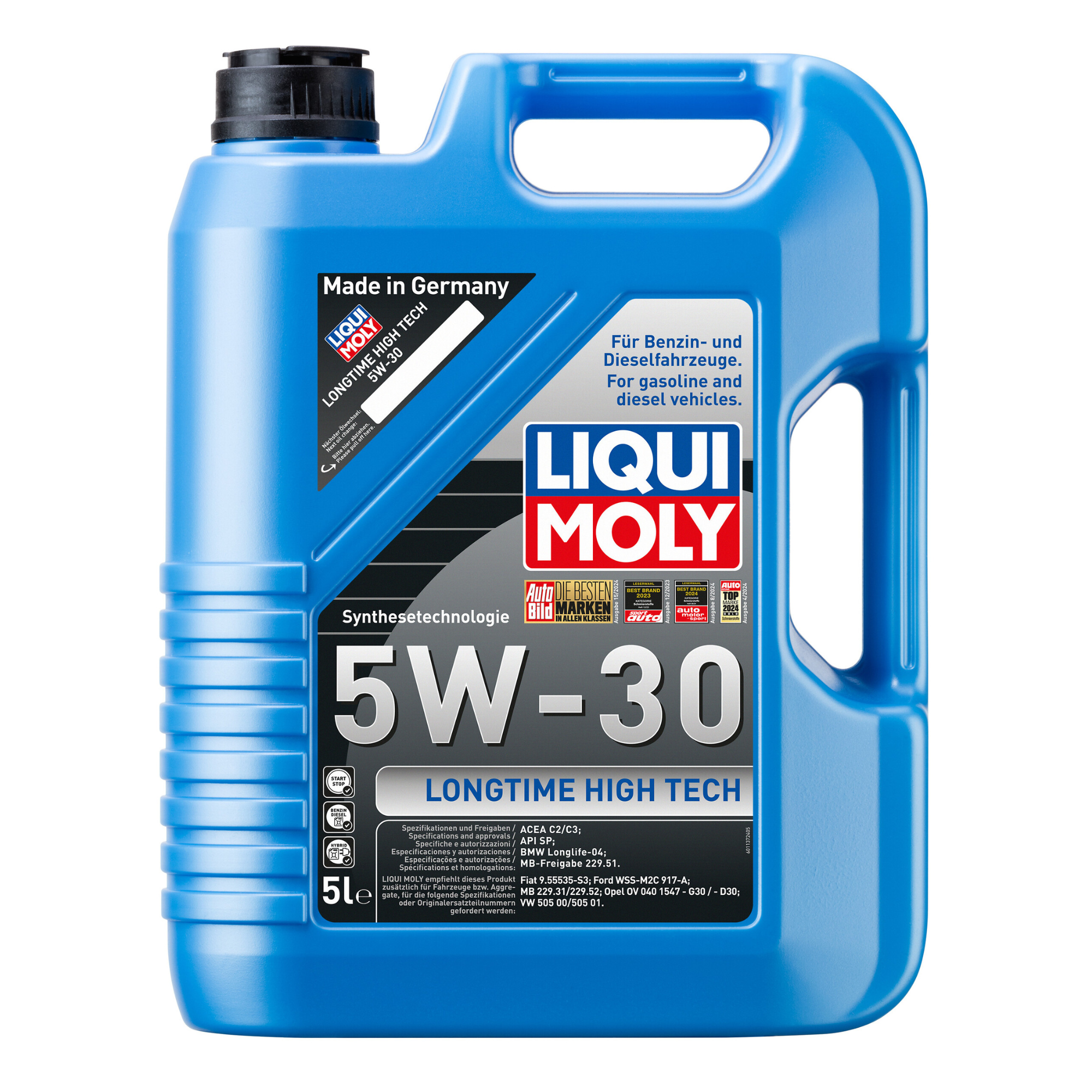 Liqui Moly 9507 Longtime High Tech 5W-30 Engine Oil - (5 Litres)