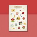 March - Sending Post Sticker Sheet