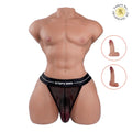 Mark pro: 36.4LB Realistic Removable Silicone Dildo for TPE Male Sex Doll - Wheat