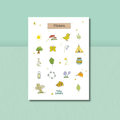 May - Den Building Sticker Sheet