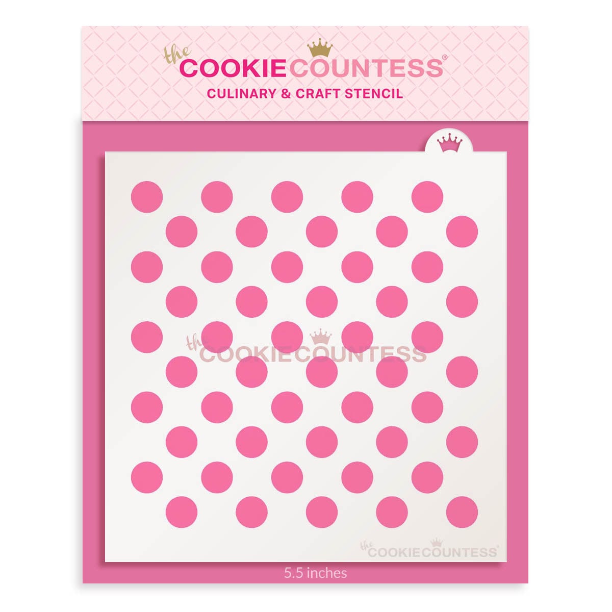 Medium Polka Dots Stencil
