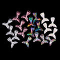 Pack of 20 Sequin Embellishments - Unicorns, Flamingos, Butterflies, Mermaid Tales - Mermaid Tails