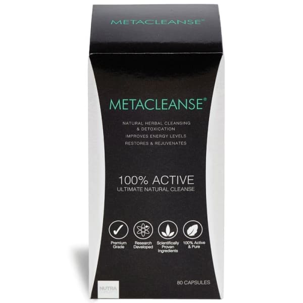 Metacleanse, Detox Supplement for Body Cleanse & Digestive Support - 80 Capsules