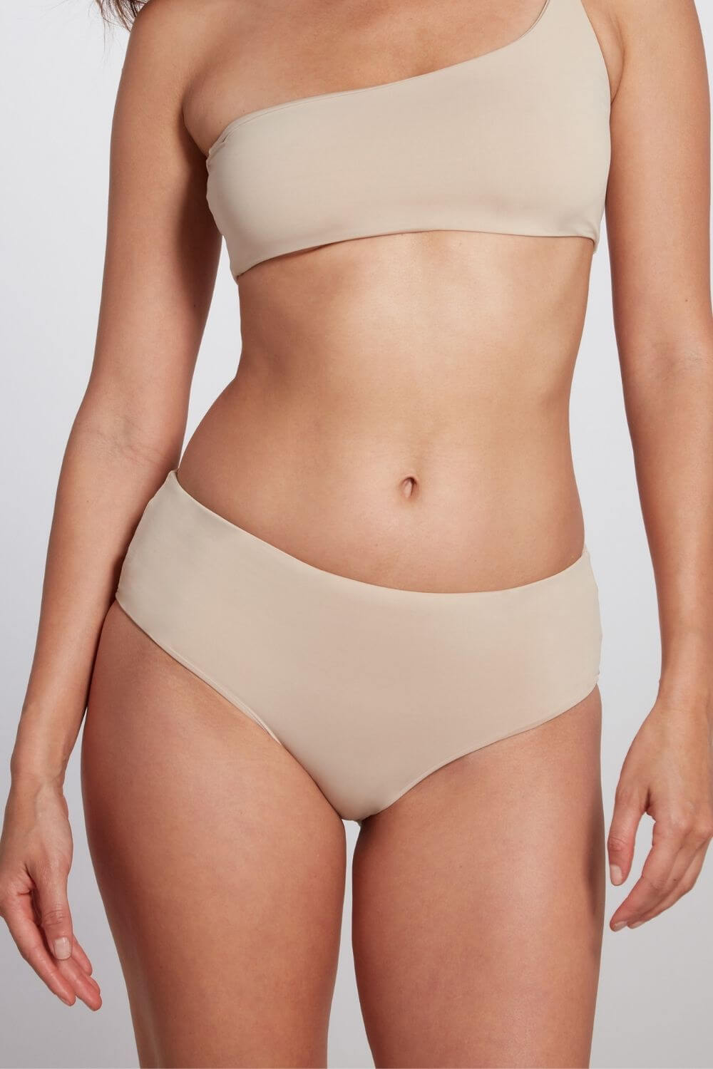 Serena Hipster Bikini Bottom Camel - Large