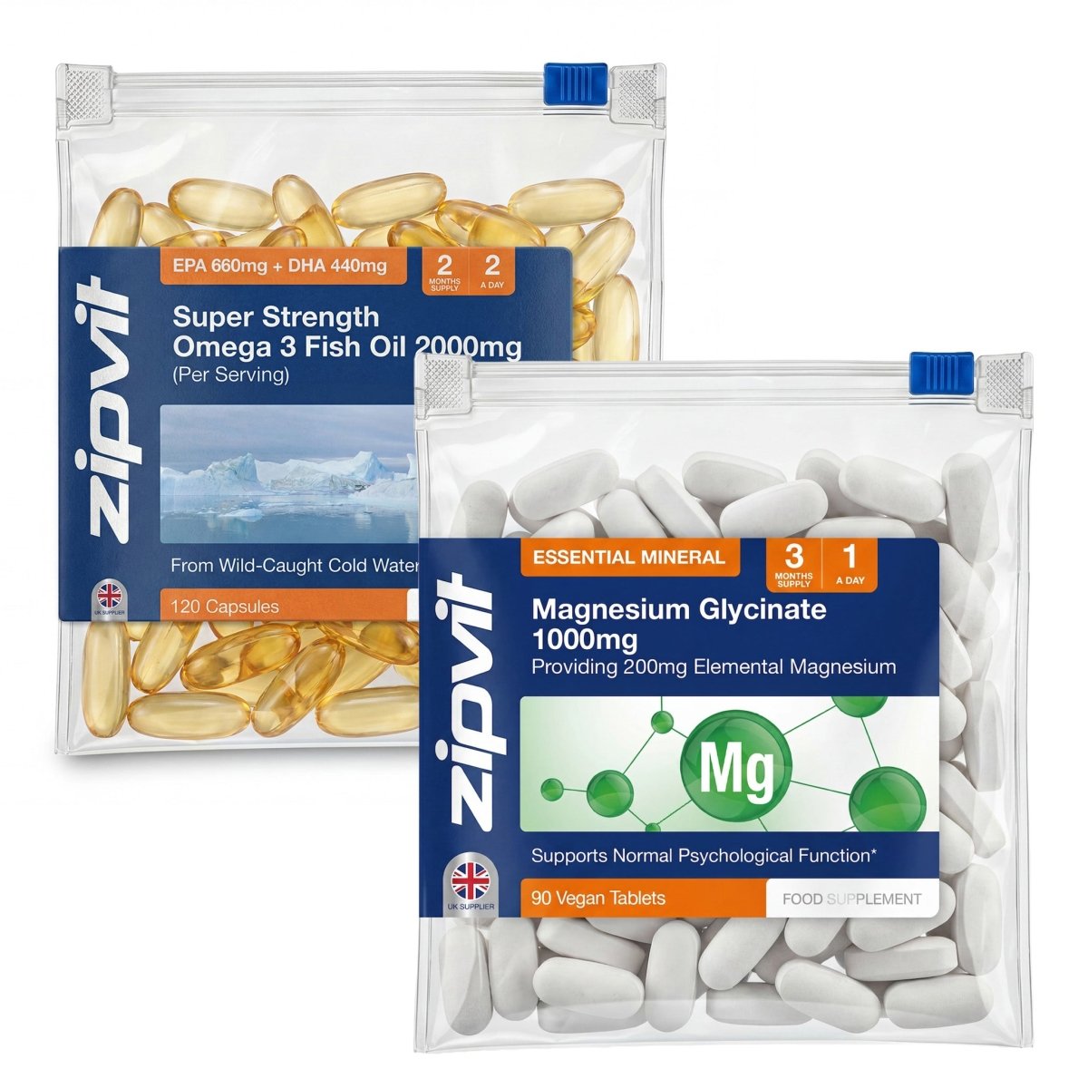 Mind & Body Bundle - Zip-Lock Eco Bag