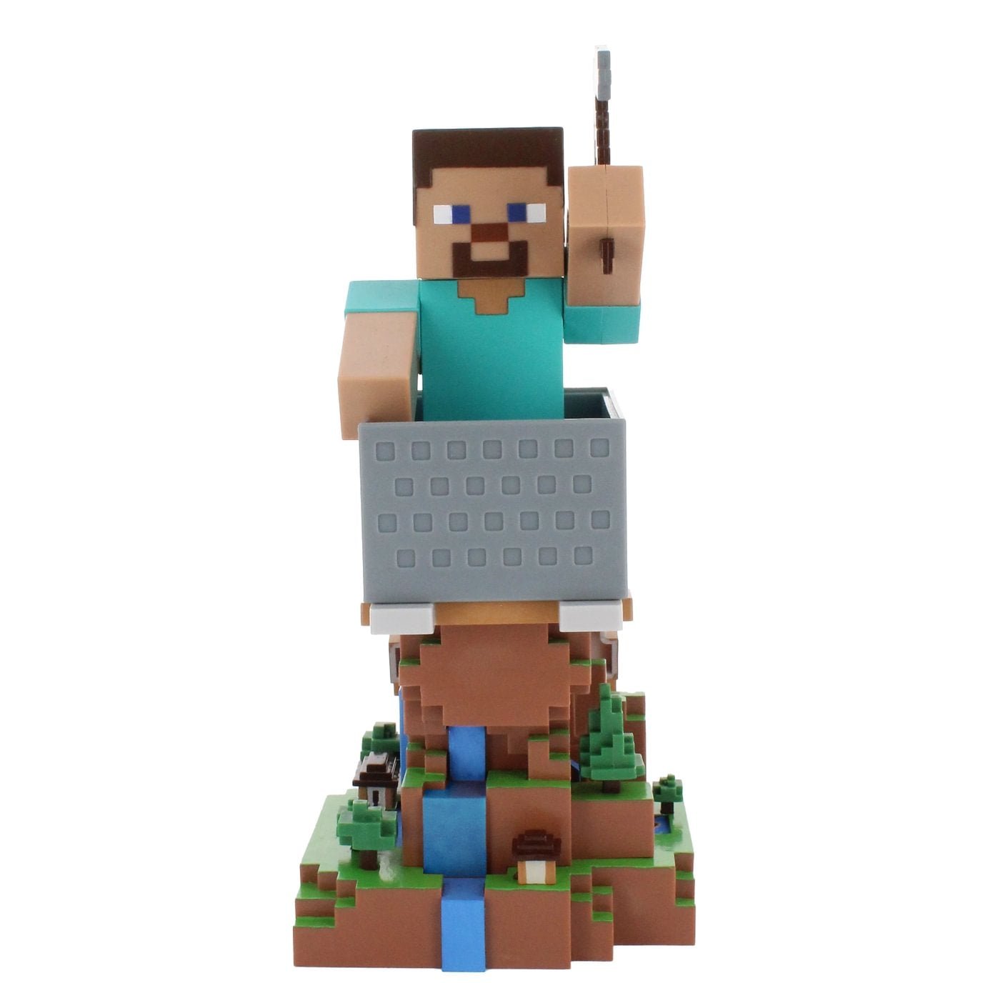 Steve Controller Holder & Phone Stand – Minecraft, Cable Guys