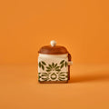 Molly Ceramic Jar with Acacia Lid & Spoon - Small