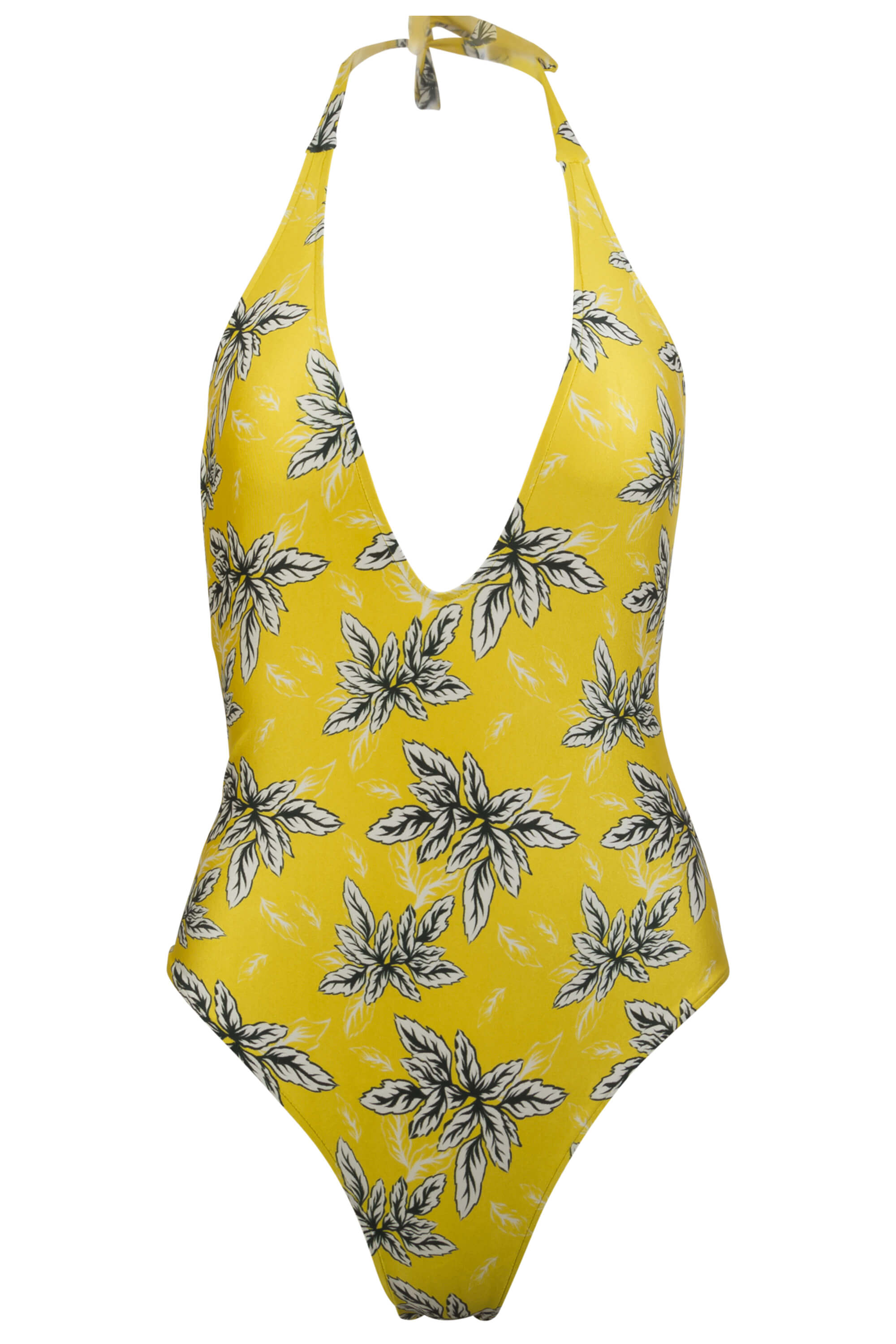 Monica Deep Plunge One Piece Swimsuit - Spring - Medium