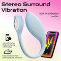 App Controlled Vibrators Monster Pub 1P Smart Wireless Bluetooth Vibrator - Dr Whale- Blue
