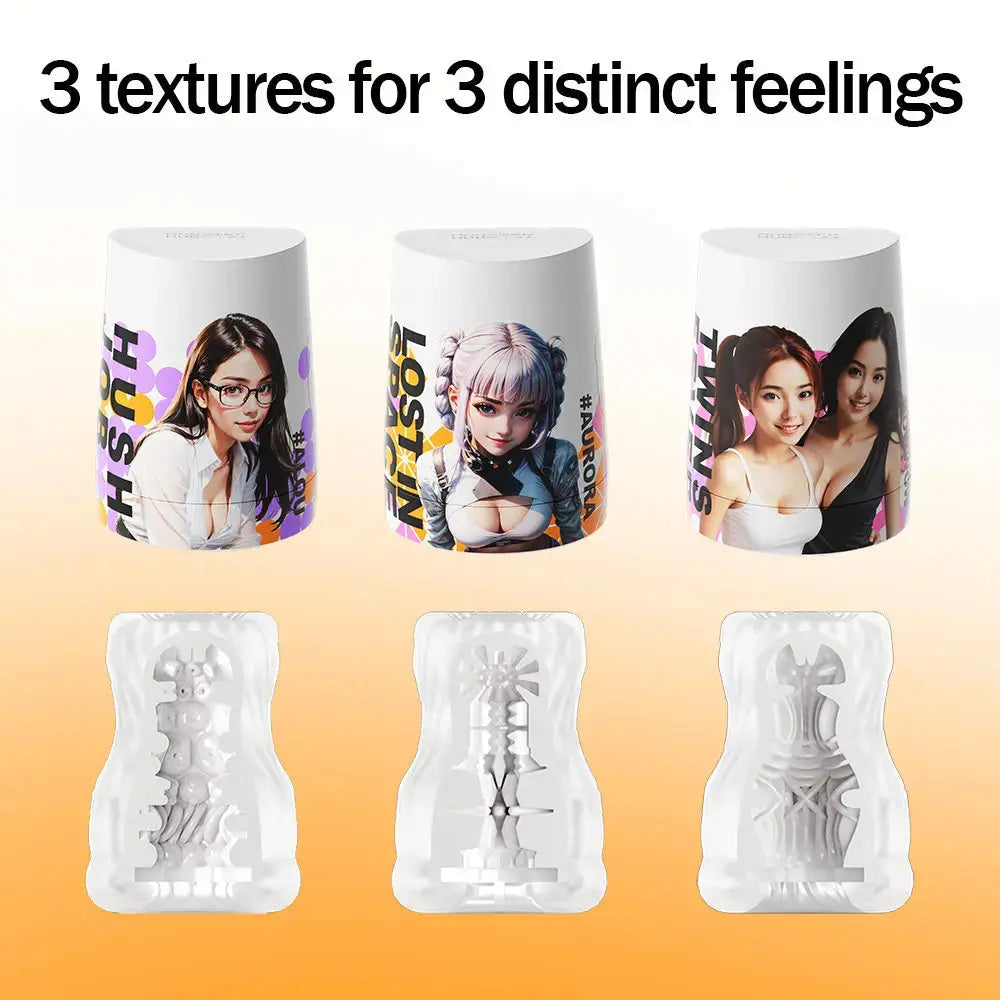 Monsterpub Realistic Male Masturbation Cup - Elu+Aurora+Myowang