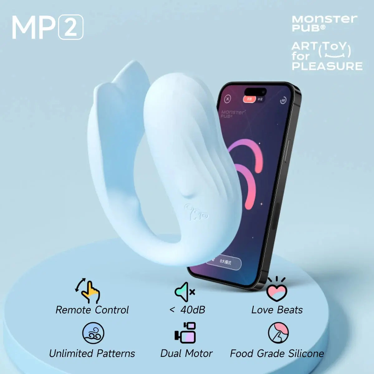 Smart Blue Whale App Remote Kegel Vibrator