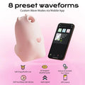 Magic Kiss Smart Clitoral Suction Toy Tongue Vibrator - Pink