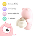 Monster Pub Ring Clit Finger Vibrator - Pink