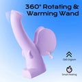 MOOMA Smart 360° Rotating G-Spot Wand Vibrator with Heating Function - Purple