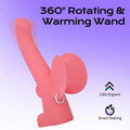 MOOMA Smart 360° Rotating G-Spot Wand Vibrator with Heating Function - Red