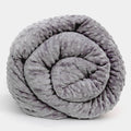Minky Dot Duvet Cover - Throw (38"x60") / Gray