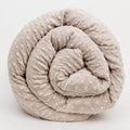 Minky Dot Duvet Cover - Throw (38"x60") / Latte