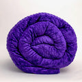Minky Dot Duvet Cover - Twin (42"x72") / Purple