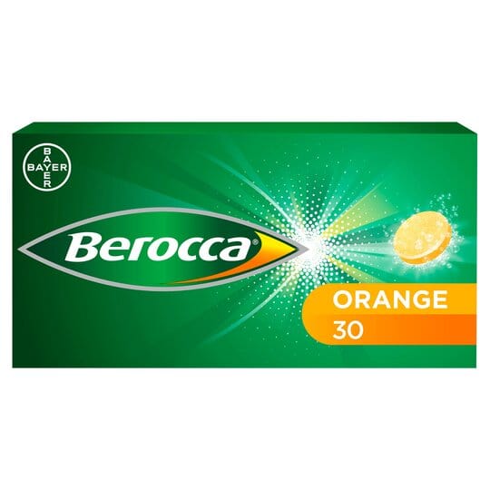 Berocca Orange Effervescent MultiVitamin Tablets 30