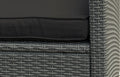 Murcia Garden Lounge Set Replacement Cushions/Covers - Black / Cushions & Covers