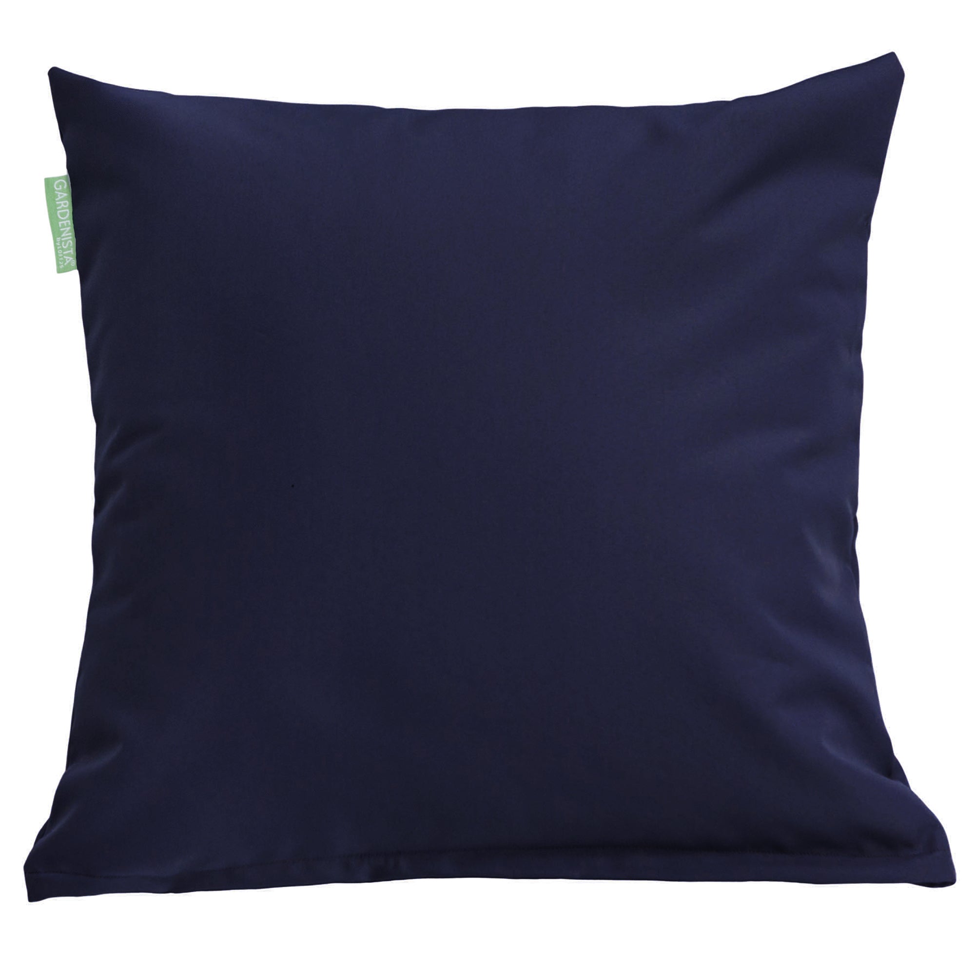 Water Resistant Outdoor Scatter Cushions Garden Furniture Decorative Pillows - Navy / Pack of 1