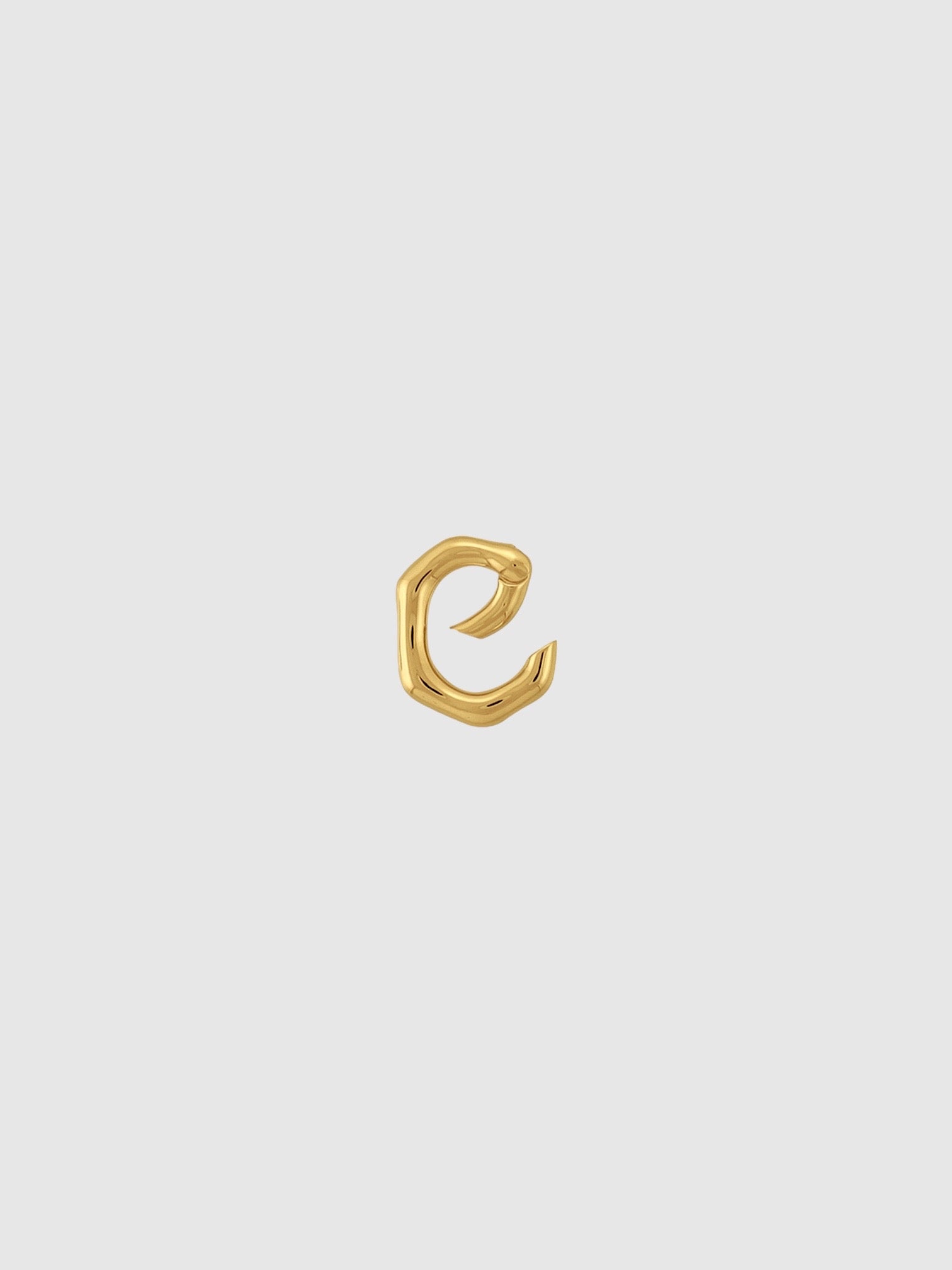 Petite pond modular link connector - Gold Vermeil