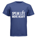 Speak Life Move Heavy Tee - DEEP ROYAL / 5XL