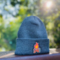 Nunchuck Fire Beanie - OSFM / Gray