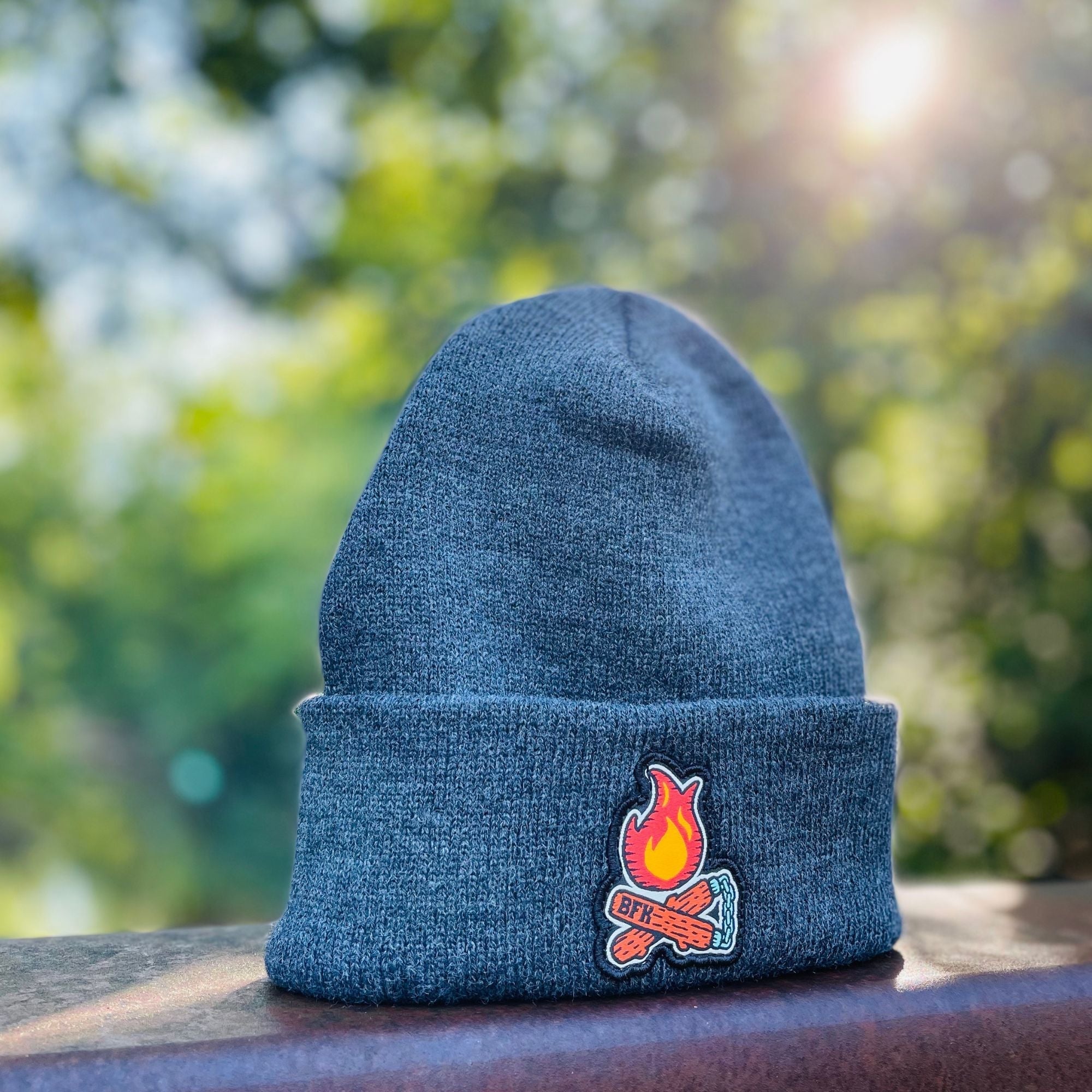 Nunchuck Fire Beanie - OSFM / Gray