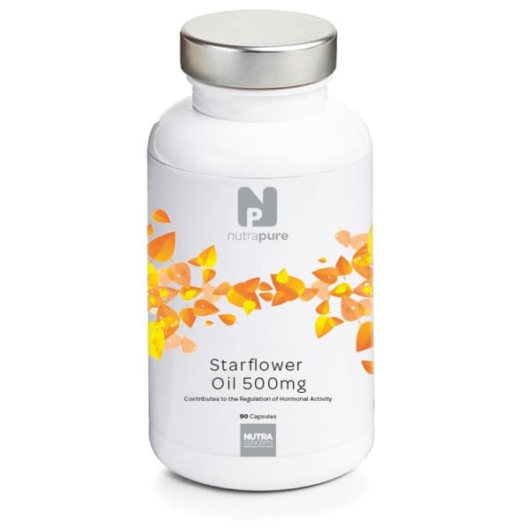 Nutrapure Borage (Starflower) Oil 500mg 90 Capsules - 90 Capsules