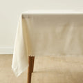 Olive Fringed Edge Tablecloth