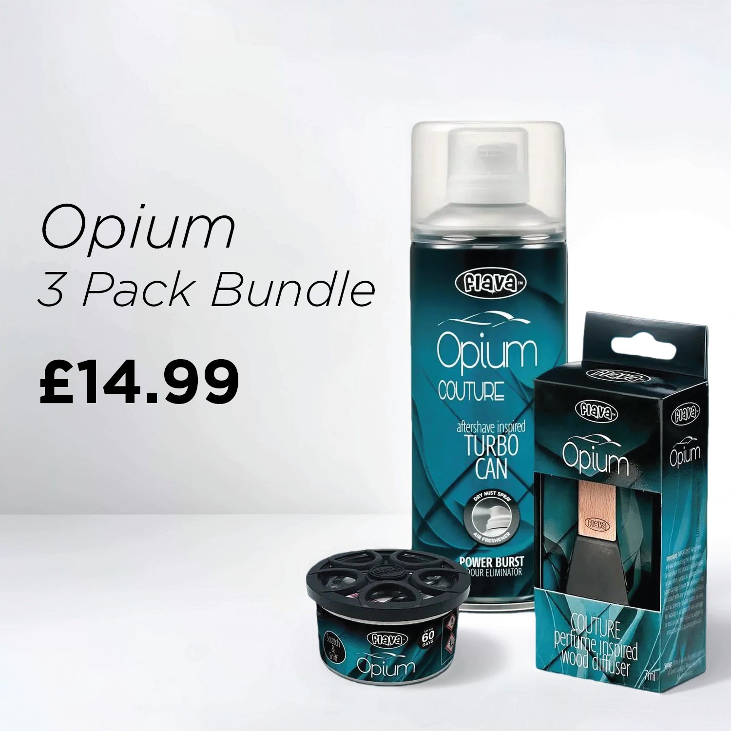 Opium 3 Pack Car Air Freshener Bundle