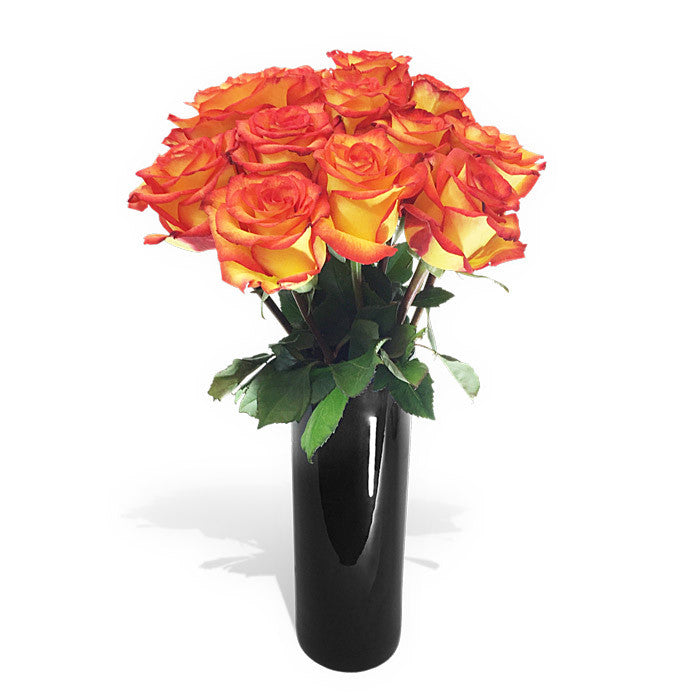 Orange Roses - 12 Stems