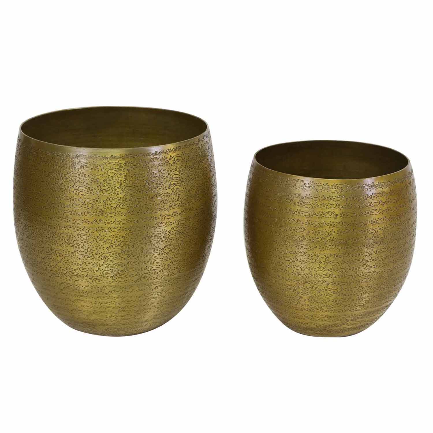 Orientalischer Blumentopf Leon - 2er Set Klein