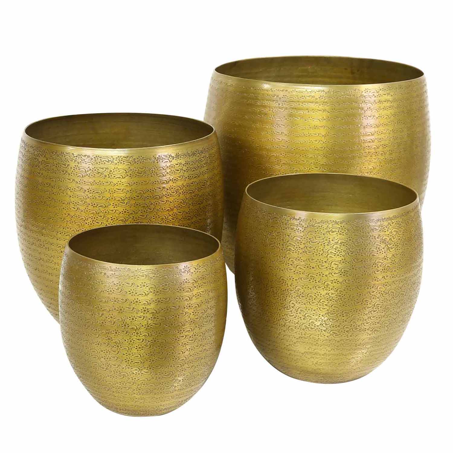 Orientalischer Blumentopf Leon - 4er Set