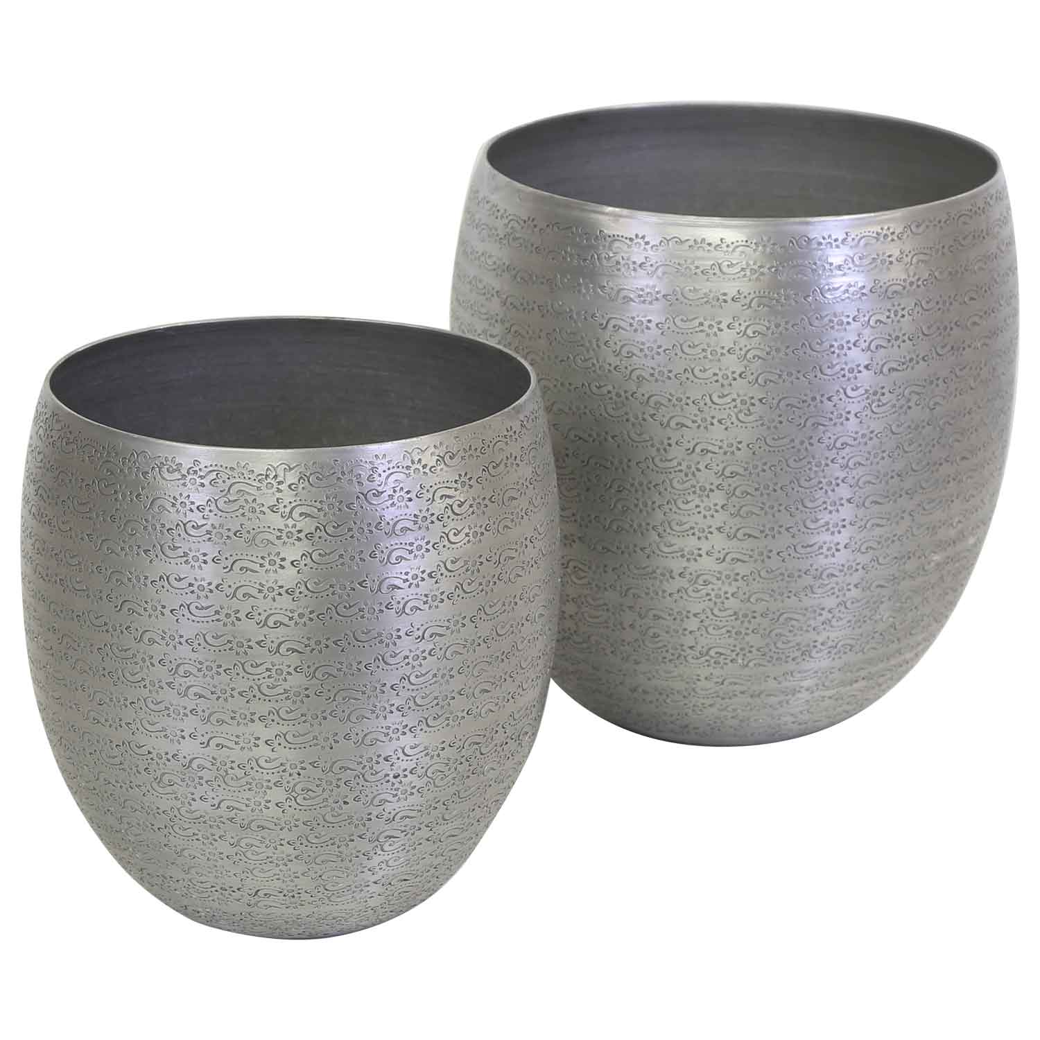 Orientalischer Blumentopf Toledo - 2er Set Klein