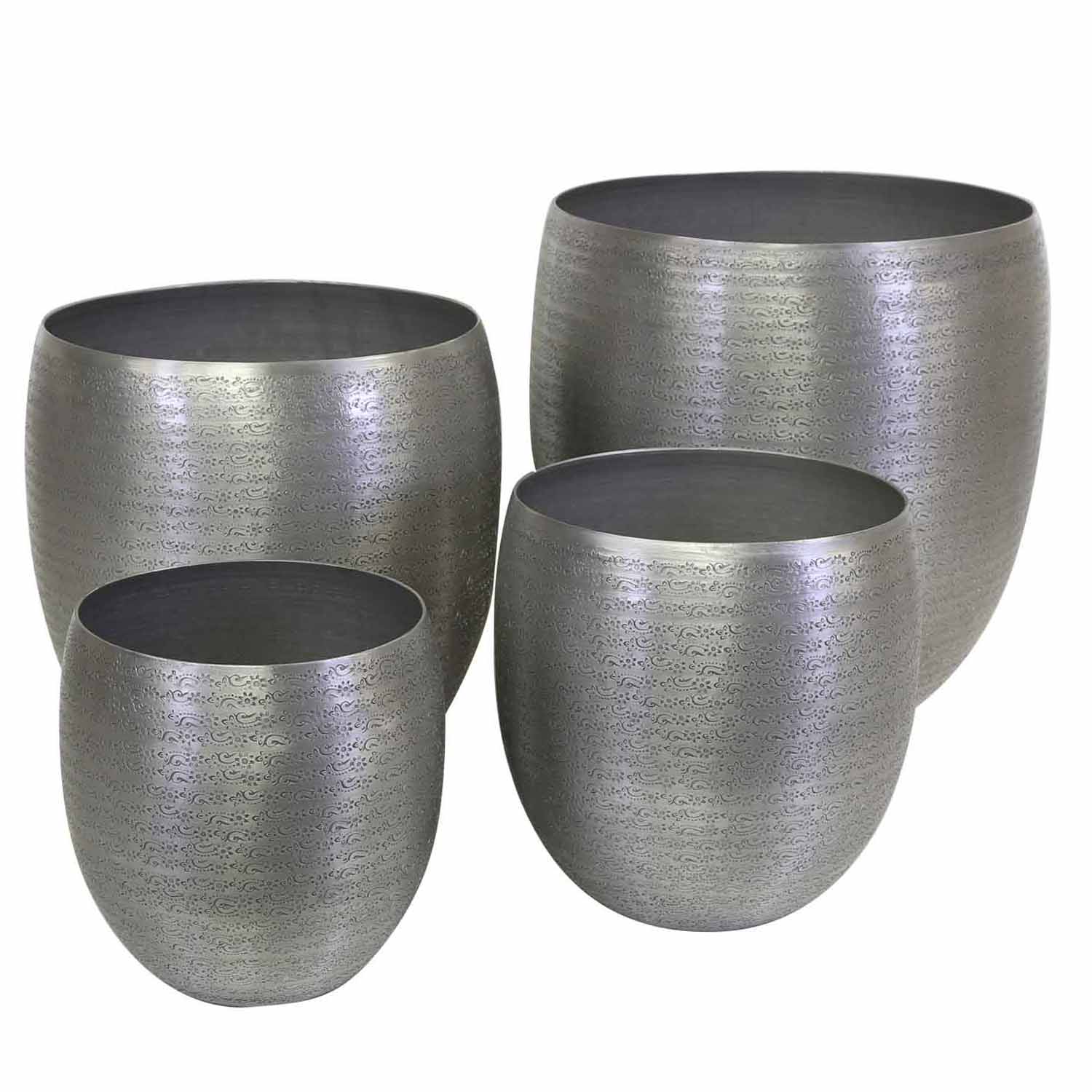 Orientalischer Blumentopf Toledo - 4er Set