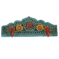 Orientalischer Kleiderhaken Taj Mahal - Türkis